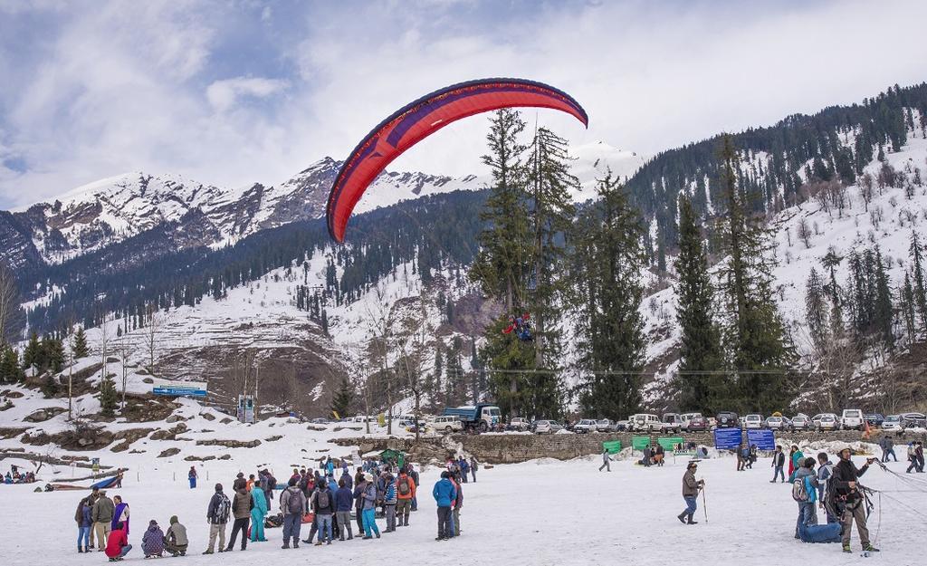 Solang Valley Resort Manāli Eksteriør billede